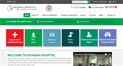 Desktop Screenshot of dhawanhospital.com